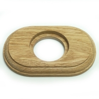 Рамка одноместная Винтаж (Овал) для внутреннего монтажа, ASR-62215, Ясень